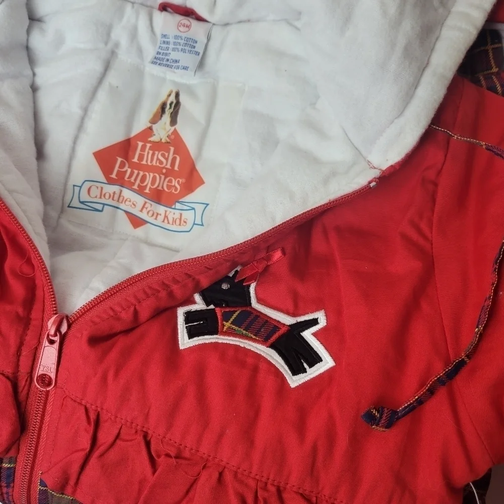 Vintage child snow suit hush puppies